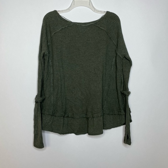 Free People Laguna Thermal XS Moss Green - Picture 3 of 10